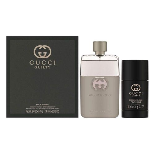 SET GUCCI GUILTY POUR HOMME 2PZS 90ML EDT SPRAY/DESODORANTE STICK 70G.
