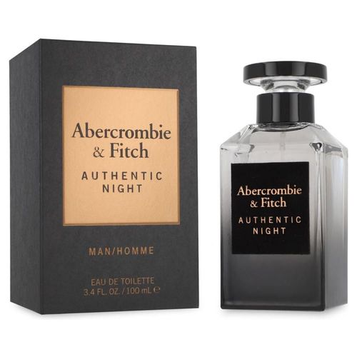 Abercrombie & Fitch Authentic Night Men 100Ml Edt Spray - Caballero