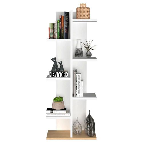 Librero Minimalista Fit Color Blanco