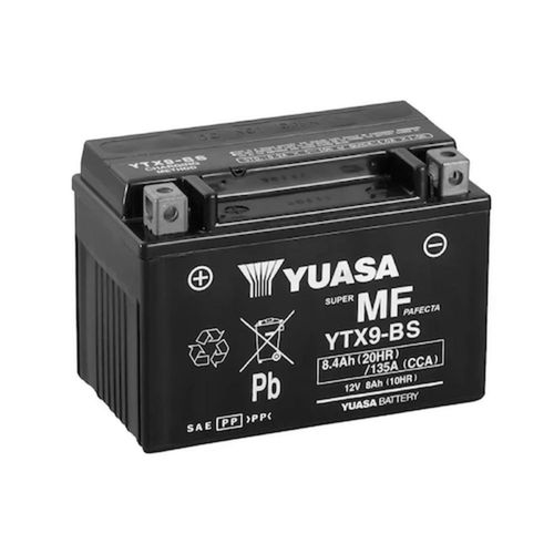 Bateria para moto YTX9-BS 12V 8Ah Yuasa