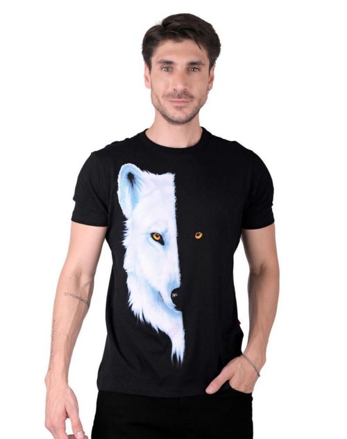 Playera Hombre Moda Camiseta Negro Aditivo 55205217