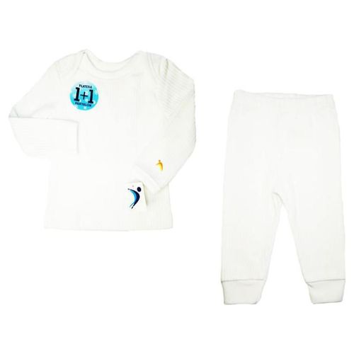 Conjunto Térmico Para Bebé Tejido Ultra Suave Blanco Nyxmart