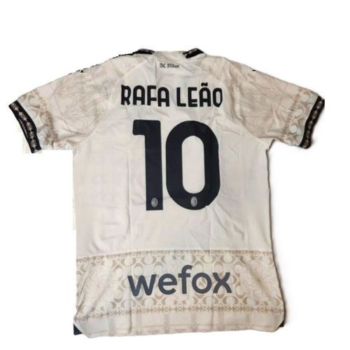 Jersey Rafa Leao 10 Club Rossoneri Pleassures Blanco 2025