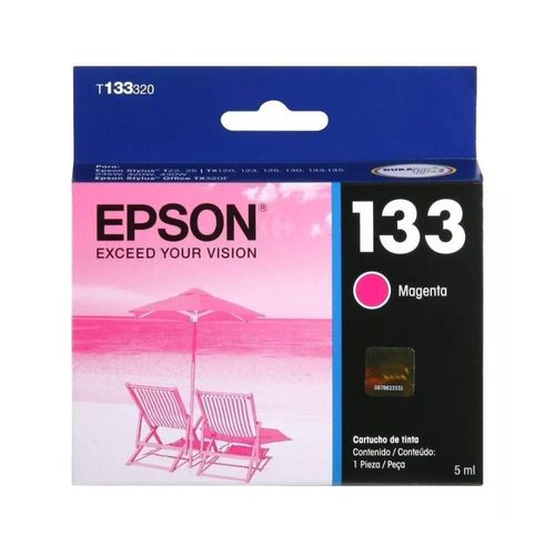 Cartucho De Tinta Epson T133320-Al 133 Stylus color Magenta