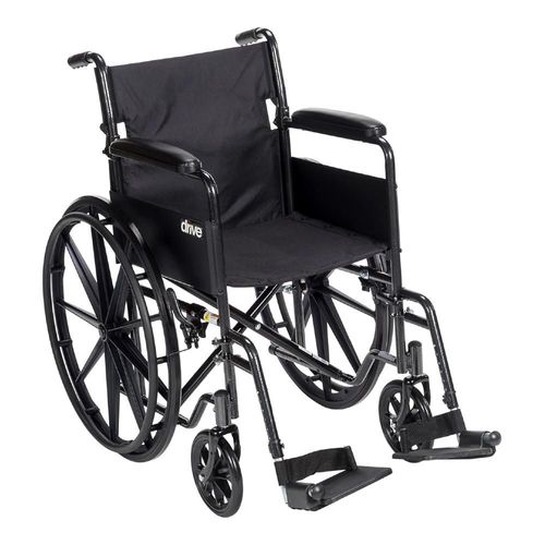Silla De Ruedas Con Brazos Completos Y Reposapiés Extraíble Drive