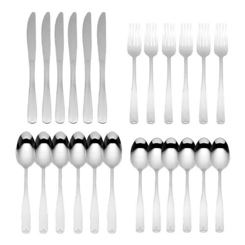 Moven Juego de Cubiertos de Acero Inoxidable Duero de 24 Piezas