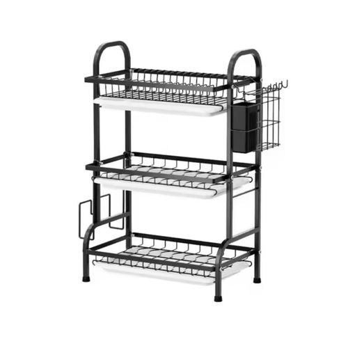 Escurridor De Trastes acero inoxidable 3 nivele, fácil Armado