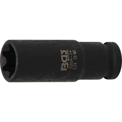 DADO DE IMPACTO E-TORX LARGO 1/2" | E24 | BGS 5204-24
