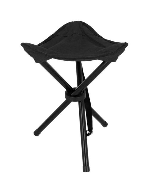 Banco tripie plegable negro