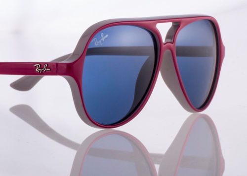 Lentes de Sol Ray-Ban Rosa Gris Infantil