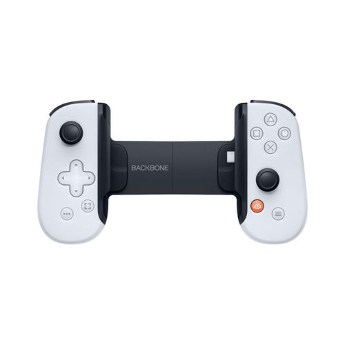 Control Gaming Backbone One para iPhone 15 y Android Edición Playstation USB-C Gen 2 Blanco