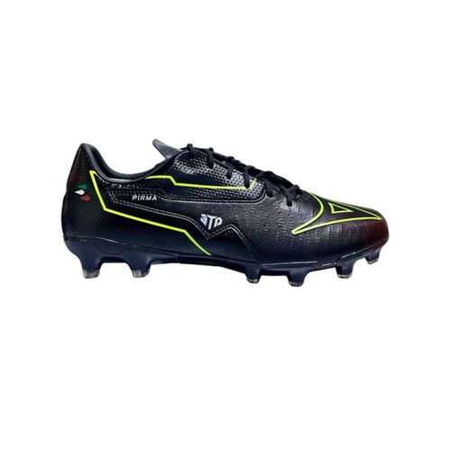 Botines Pirma 3050 Negro Fútbol Tacos para Césped y Tracción