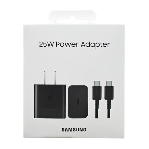 Samsung Adaptador De Corriente 25W (EP-T2510) Con Cable USB-C Negro