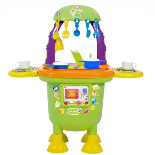 Cocina 15 Accesorios Mytoy Mini Chef Verde 5532