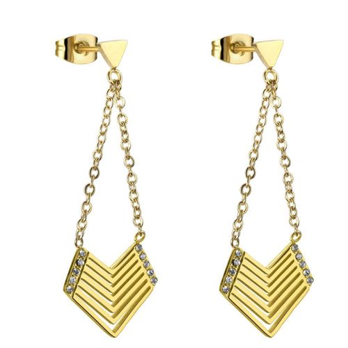 Aretes Enso IC Para Mujer EICE251160G Dorado