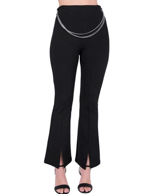 Pantalón Mujer Moda Acampanado Negro Stfashion 56005220