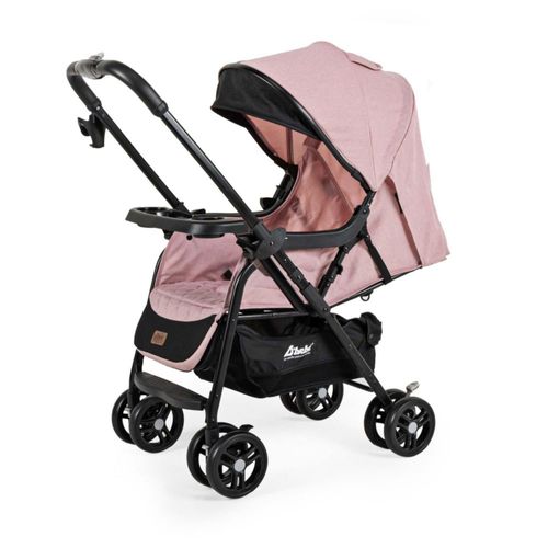 Carriola D'bebé Lal Plegable Reversible Con Portavasos Rosa