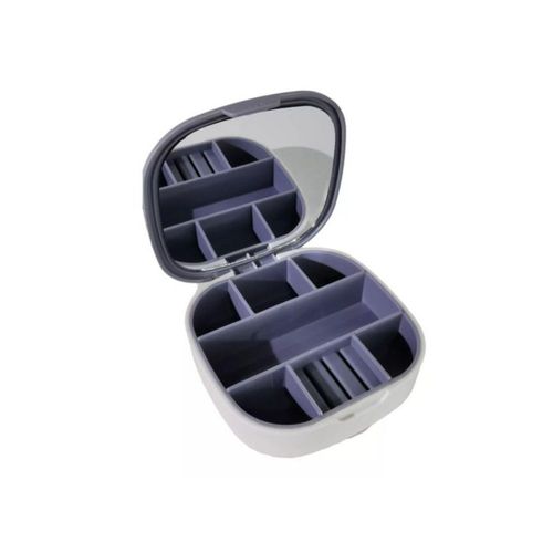 Alajero pequeño con espejo Blanco