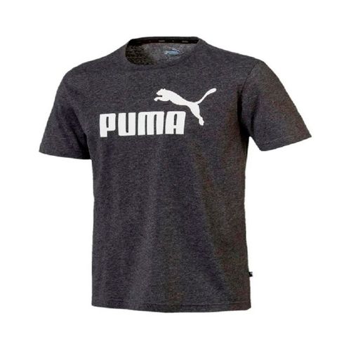 Playera Puma Hombre ESS+ HEATHER Casual Diseño Estampado