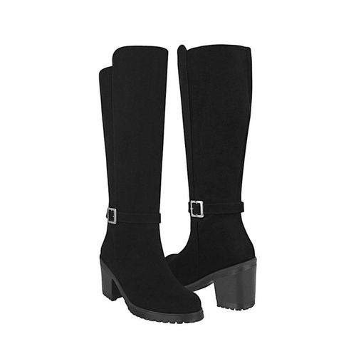 BOTAS DAMA STYLO16745 SUEDE NEGRO