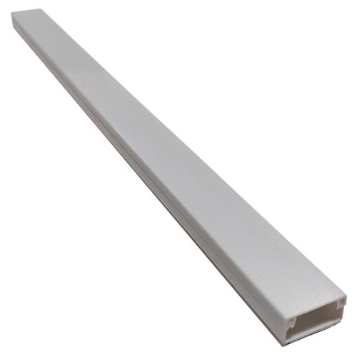 Canaleta Plástica, IUSA, de PVC de 2 m, 17 x 35 mm