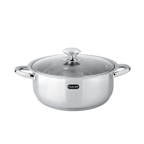 Budinera 3.5 L / 28 cm con Tapa Inducción Acero Inoxidable Fraciel