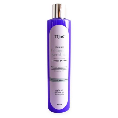 Shampoo  de Colágeno y Keratina  ideal para Cuidado en casa TIJAX 500 ML