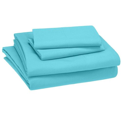 Juego de Sabanas Microfibra Frescas y Antiarrugas King Size Azul pastel Kyuden Home