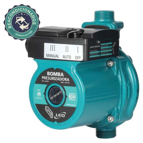 Reacondicionado, Bomba 0.16 HP presurizadora con accesorios