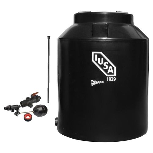 Tinaco Tricapa IUSA, 450 L., Negro + Accesorios Alta Presión