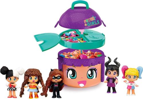 Set de muñecas Pinypon Cabeza Power Girls Juguete Famosa ‎700017396
