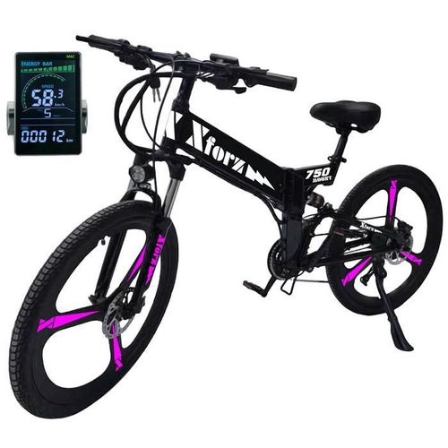 Bicicleta eléctrica marco aluminio MXMLB-016 Xforz Mount750LiteBlack