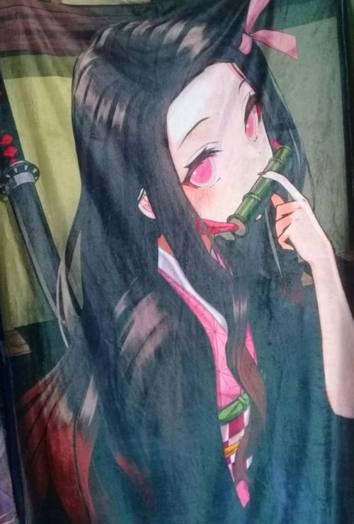 Cobija Frazada Ultra Suave Nezuko Kamado Demon Slayer