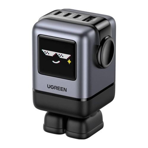 Cargador UGREEN Nexode 100W 3 Tipo C, 1 USB A Carga Rápida GaNRobot