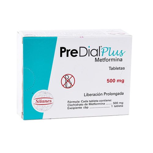 PREDIAL-PLUS LP METFORMINA 500 mg Tableta Liberación Prolongada