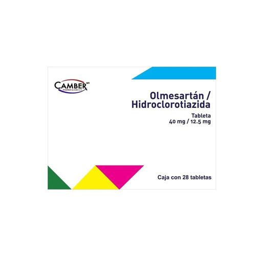 OLMESARTAN / HIDROCLOROTIAZIDA - 40/12.5 mg Tableta