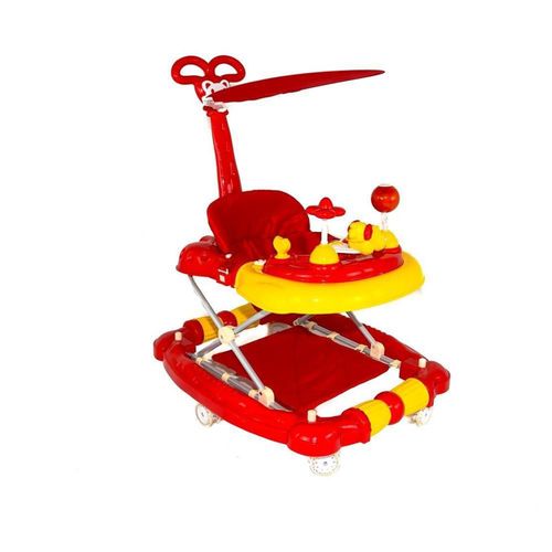 Andadera para Bebe Caminadora Plegable 3 en 1 Estrella Rojo