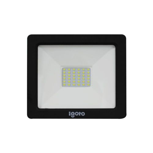 Reflector Led Negro 30 W Luz Fria