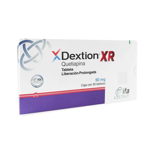 DEXTION XR QUETIAPINA 50 mg Tableta Liberación Prolongada