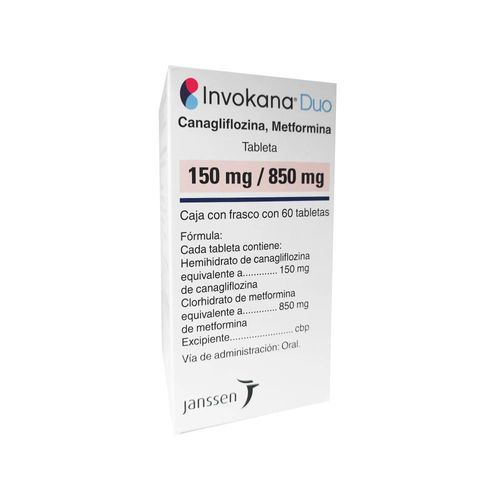 INVOKANA DUO CANAGLIFLOZINA - METFORMINA 150/850 mg Tableta