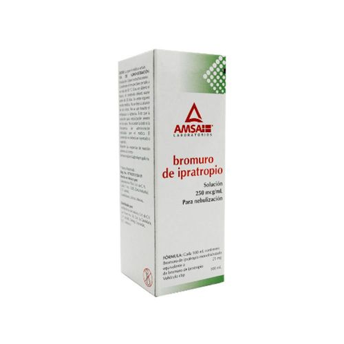 BROMURO DE IPRATROPIO 250 mcg Suspensión Para Nebulización
