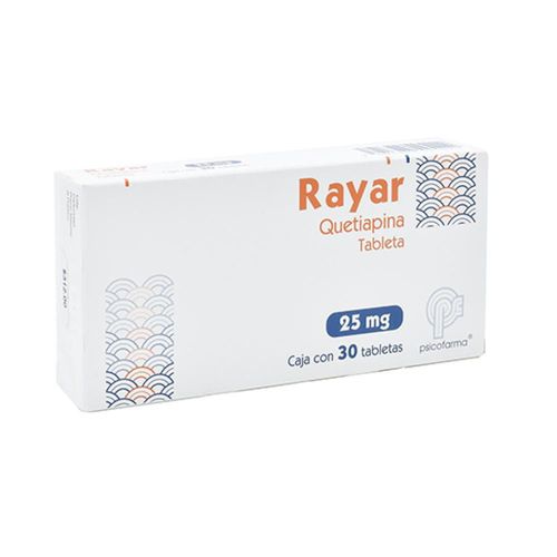 RAYAR QUETIAPINA 25 mg Tableta