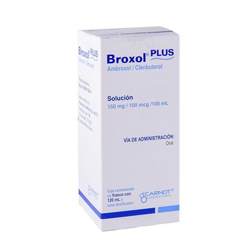 BROXOL PLUS AMBROXOL - CLENBUTEROL 150/0.1 mg Solución