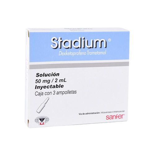 STADIUM DEXKETOPROFENO TROMETAMOL 50 mg Solución
