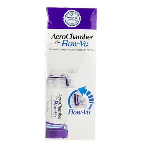 AEROCHAMBER PL FLOW-VU ADULTO CH INHALADOR Aparato Para Nebulización