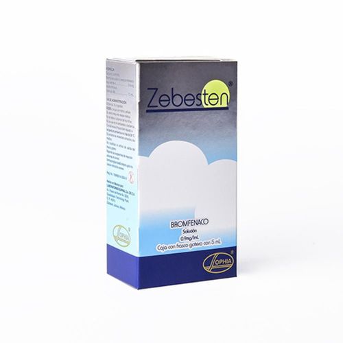 ZEBESTEN BROMFENACO 0.9 mg Solución Gotas