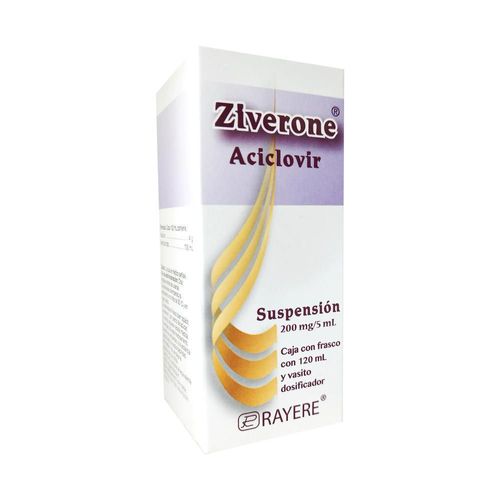ZIVERONE ACICLOVIR 200 mg/5 ml Suspensión