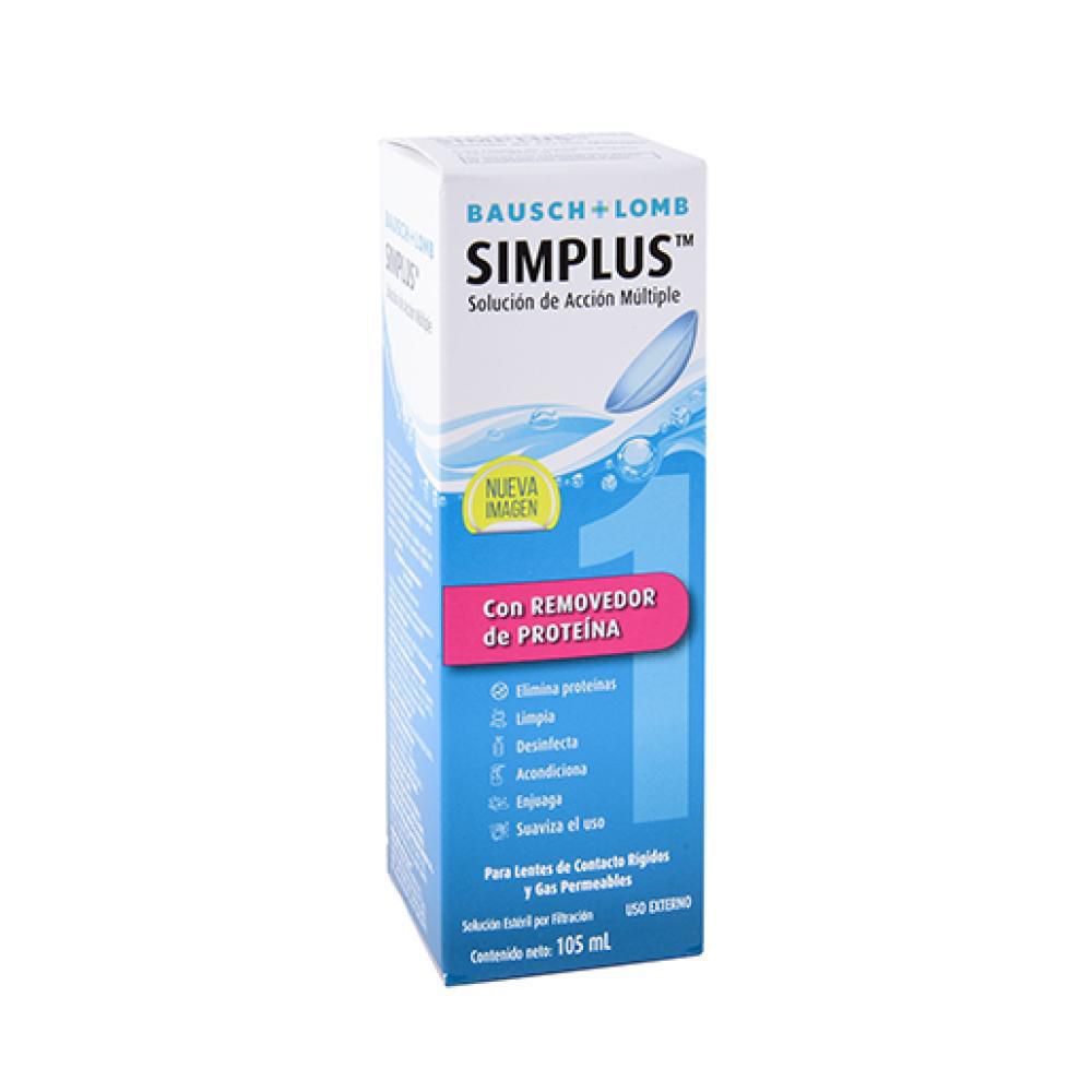 BAUSCH SIMPLUS SOLUCIÓN PARA LENTES DE CONTACTO Solución