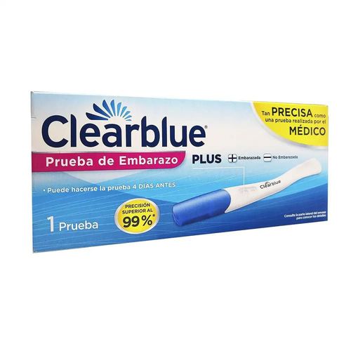 CLEARBLUE PLUS PRUEBA DE EMBARAZO Prueba De Embarazo
