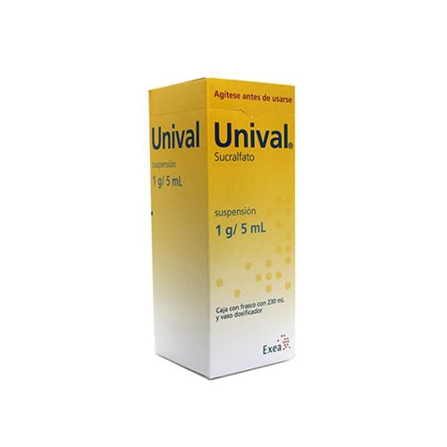UNIVAL SUCRALFATO 1 g/5 ml Suspensión